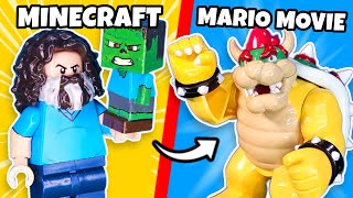 I built VIDEO GAME MOVIES in LEGO…