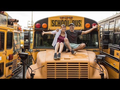 Take a Look Inside THIS Awesome Skoolie BEFORE the Conversion!