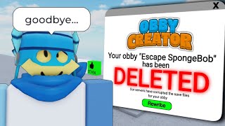 Download the video "Obby Creator DELETED my OBBY?! (TOP 2)"