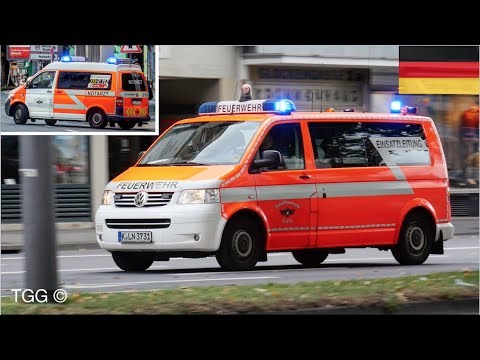 [Köln] Fire Command Car + Emergency Doctor Responding | Einsatzleitung + Notarzt BF Köln