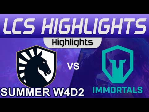TL vs IMT Highlights LCS Summer Season 2023 W4D2 Team Liquid vs Immortals by Onivia
