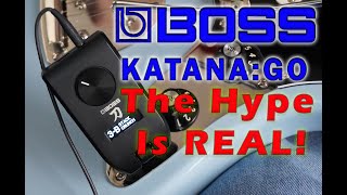Video thumbnail for Boss Katana:Go Review - Is It As Good As Everyone Says It Is? + Free  Liveset Downloads by Scott Wharton's Guitarnivore