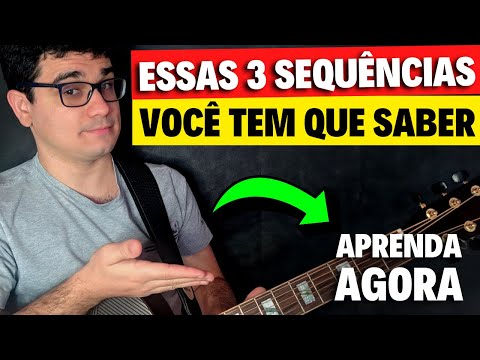3 Progressões MAIS USADAS no violão para tocar MILHARES DE MÚSICAS | Sequências de acordes