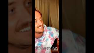 Tom Felton watching Harry Potter for the first time.