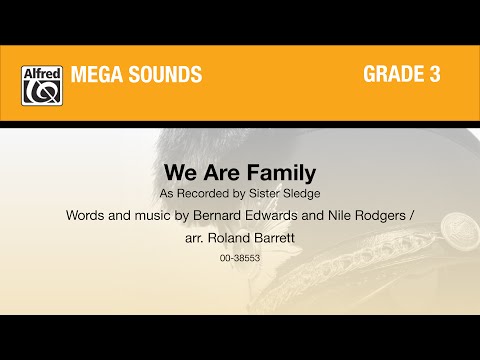We Are Family, arr. Roland Barrett - Score & Sound