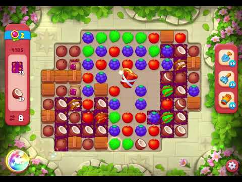 GardenScapes Level 4185 no boosters (14 moves)