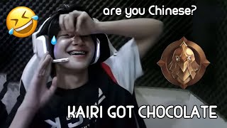kairi is defeat and got chocolate | hahaha funny moments | don’t toxic bro | Kairi live stream…