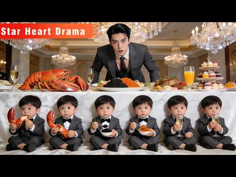 SHOCKED! Cold CEO Meets His 6 "Cloned" Sons! 😱 They Look Exactly Like Him!