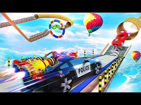 Police Car Chase GT Racing Stunt Ramp Car Games - Police Chase Car Driving Game - Android GamePlay