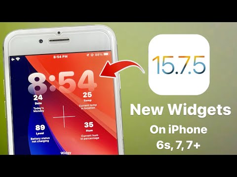 iOS 15.7.5 New Widgets on iPhone 6s, 7, 7+ || iOS 15.7.5 New Features