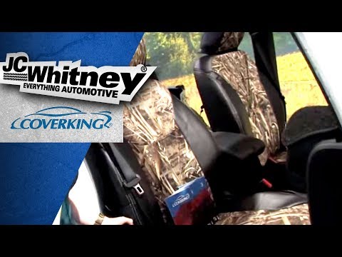 [WHAT'S NEW] Coverking Custom Camo Seat Cover—made from leather and ultrasuede material