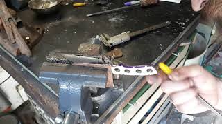 FILEWORK ON KNIFE DOUBLE THORN