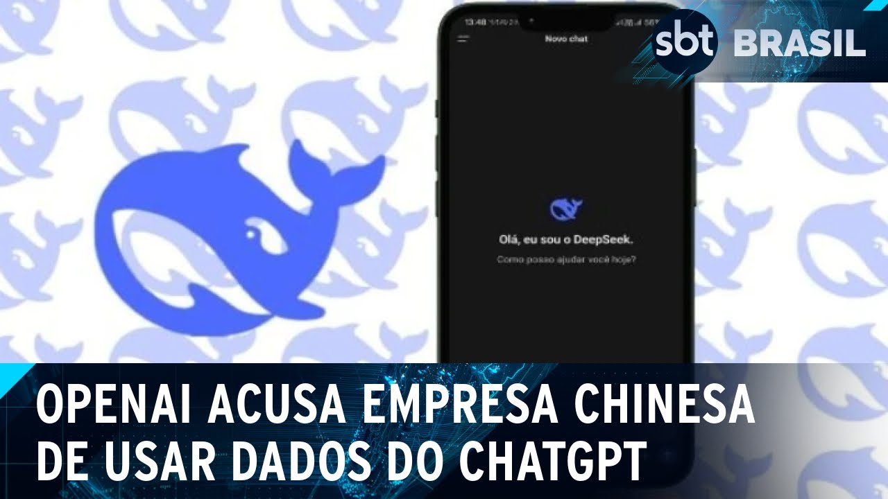OpenAI diz que DeepSeek usou dados do ChatGTP para desenvolver IA | SBT Brasil (29/01/25)