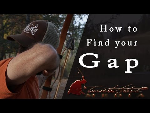Gap Shooting with Traditional Archery - How-to find your Gap.