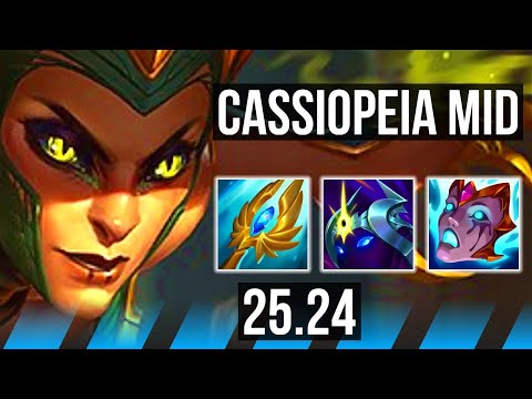 CASSIOPEIA vs YONE (MID) | KR Challenger | 25.24