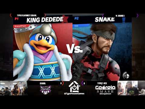 Panda Smash Monday 6/3/19 - D3king(Dedede) VS Typo| T-Rex(Snake) - Winners Quarters