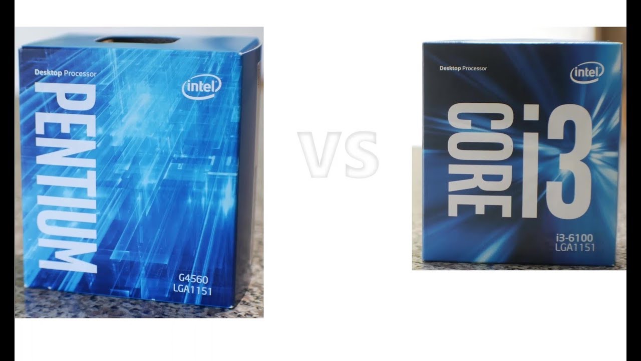 intel Pentium vs intel core i3