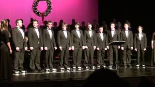 Muskego HS Chamber Choir 2014-12-18 "Touro Louro Louro" + "Calypso Carol"