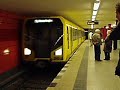 U-bahn arriving in Berlin station