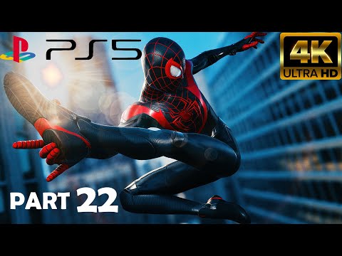 SPIDER-MAN MILES MORALES PS5 Walkthrough Gameplay Part 22- INTRO (Playstation 5)