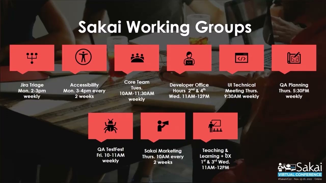 SVC22 Lightning Talks Round 1: Sakai Community Update