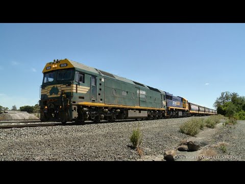 Broad Gauge Grain Train With Pacific National G528 & XR553 (21/1/2021) - PoathTV Australian Railways