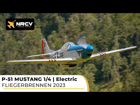 P-51 Mustang 1/4 Electric | Hemotec 105.30 135KV | 14S 10.000mAh | Fliegerbrennen 2023