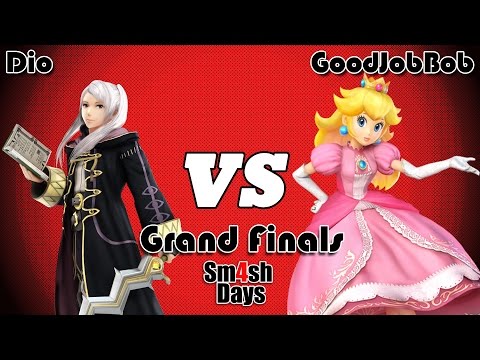Smash 4 Days 10 - Top 6 Grand Finals - GoodJobBob [L] (Peach) vs Dio [W] (Robin)