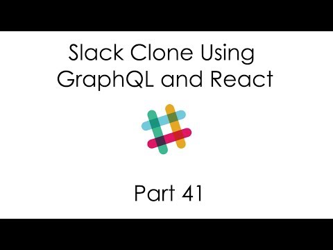 Slack Clone Using GraphQL and React Introduction