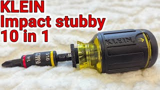 Klein Tools 10 in 1 impact stubby 32308f flip socket driver