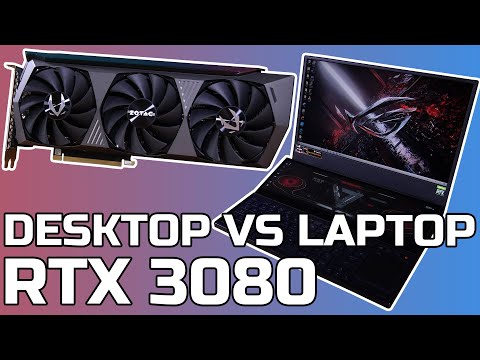 RTX 3080 Laptop vs Desktop Comparison - HALF AS GOOD!! - TechteamGB
