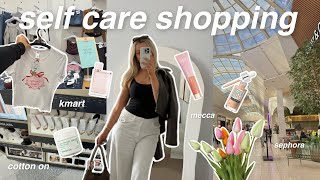 Let's Go Self Care Shopping!! Restocking Skincare + Makeup, Trying On Clothes, Kmart Shop