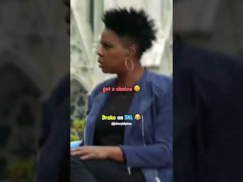 Drake On SNL With Leslie Jones
