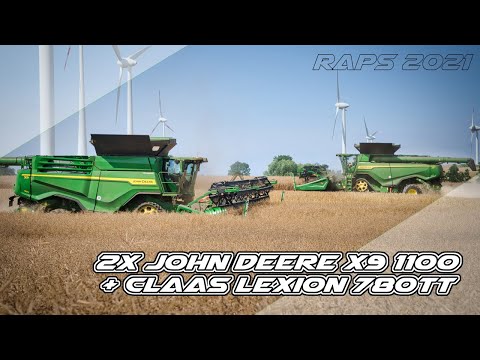 Ackergiganten! 2x John Deere X9 & Claas Lexion!! Rapsernte 2021 || Harvest || JP Agrar