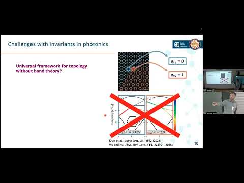 Alexander Cerjan: An Operator-Based Approach to Topological Photonics: Band Structures and Bloch Ei