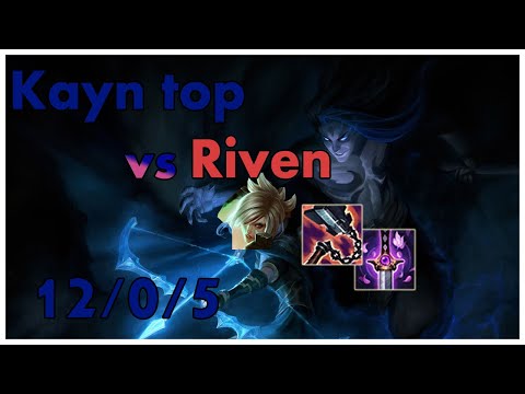 Kayn top vs Riven Perfect kd