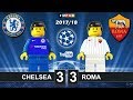Chelsea vs Roma 3-3 • Champions League 2018 (18/10/2017) Goals Highlights Lego Football