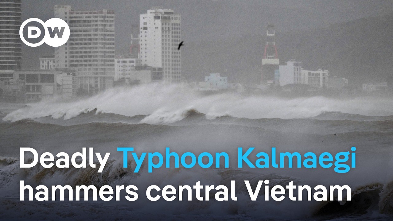 Typhoon Kalmaegi makes landfall in Vietnam | DW News