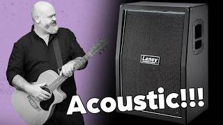 Laney 2x12 FRFR with Acoustic guitar