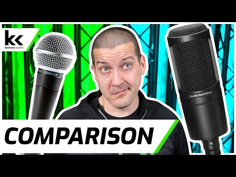 Shure SM58 vs Audio Technica AT2020 Comparison | Which is best?