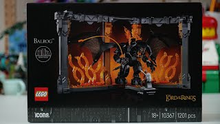 LEGO Icons - Knižní zarážka: Pán prstenů – Balrog™