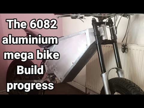 THE HAND BUILT ALUMINIUM MEGA EBIKE  | WE HAVE A ROLLING CHASSIS | PROGRESS VIDEO |