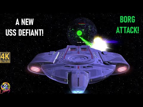 Testing the NEW DEFIANT! - NEW WEAPONS - Star Trek Ship Battles - Bridge Commander Borg