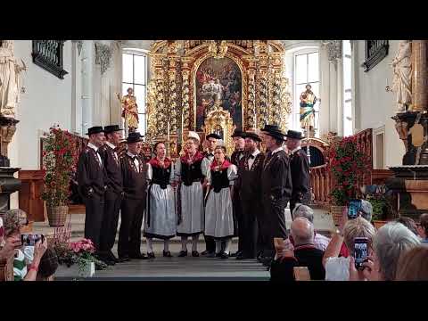 Jodlerklub Sarnen am Jodlerfest Andermatt 2022