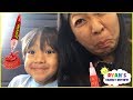 Sour Candy Challenge Kid On The Airplane Surprise Toys Opening With Ryan S Family Review