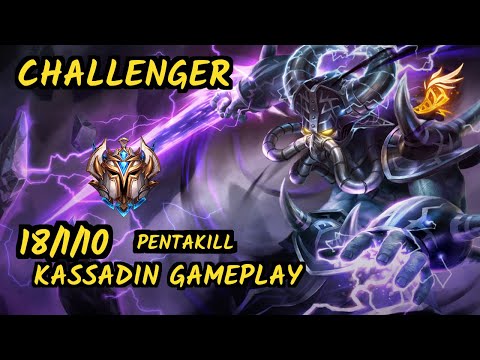 MagiFelix (KASSADIN) vs SYLAS - PENTAKILL 18/1/10 KDA MID CHALLENGER GAMEPLAY - EUW