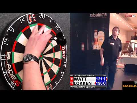 Winmau Iceland Open 2018 - Dennis Watt vs Brian Lokken