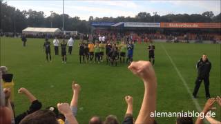 preview picture of video 'FVM Pokal Wegberg Beeck - Alemannia Aachen 11.10.2014 / Gästeblock / www.alemanniablog.de'