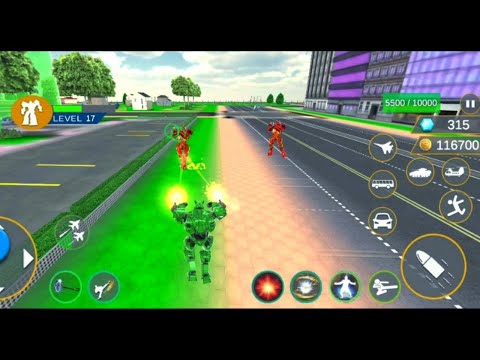 Robot Flight | Army Bus Robot Transform War