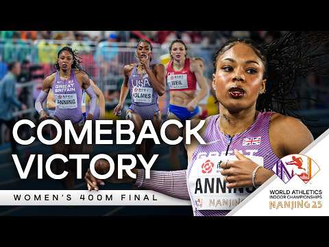 Women's 400m Final | World Indoor Championships Nanjing 2025